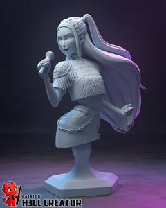 figurine kpop demon hunters Mira, figurine Mira, figurine a peindre, kpop