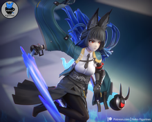 Load image into Gallery viewer, figurine a peindre, figurine Hoshimi Miyabi  zenless zone zero
