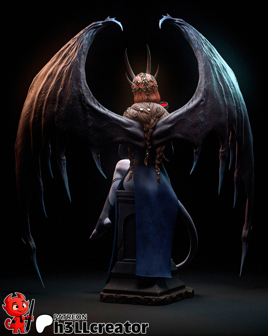 figurine a peindre, figurine baldur's gate 3, figurine mizora, karlach, ombrecoeur, astarion, lae'zel
