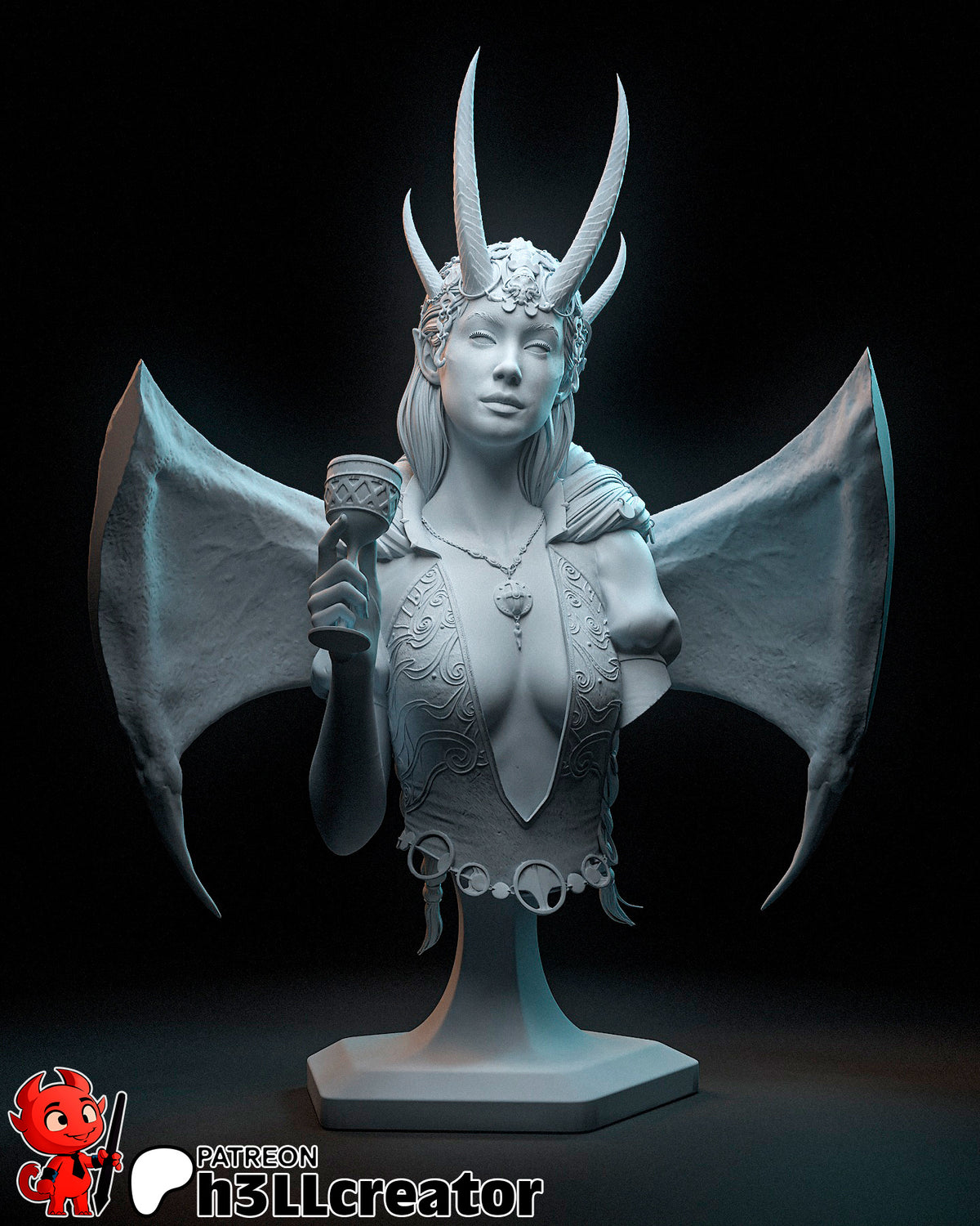 figurine a peindre, figurine baldur's gate 3, figurine mizora, karlach, ombrecoeur, astarion, lae'zel