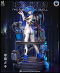 figurine ghost in the shell, figurine motoko, figurine a peindre, cyberpunk