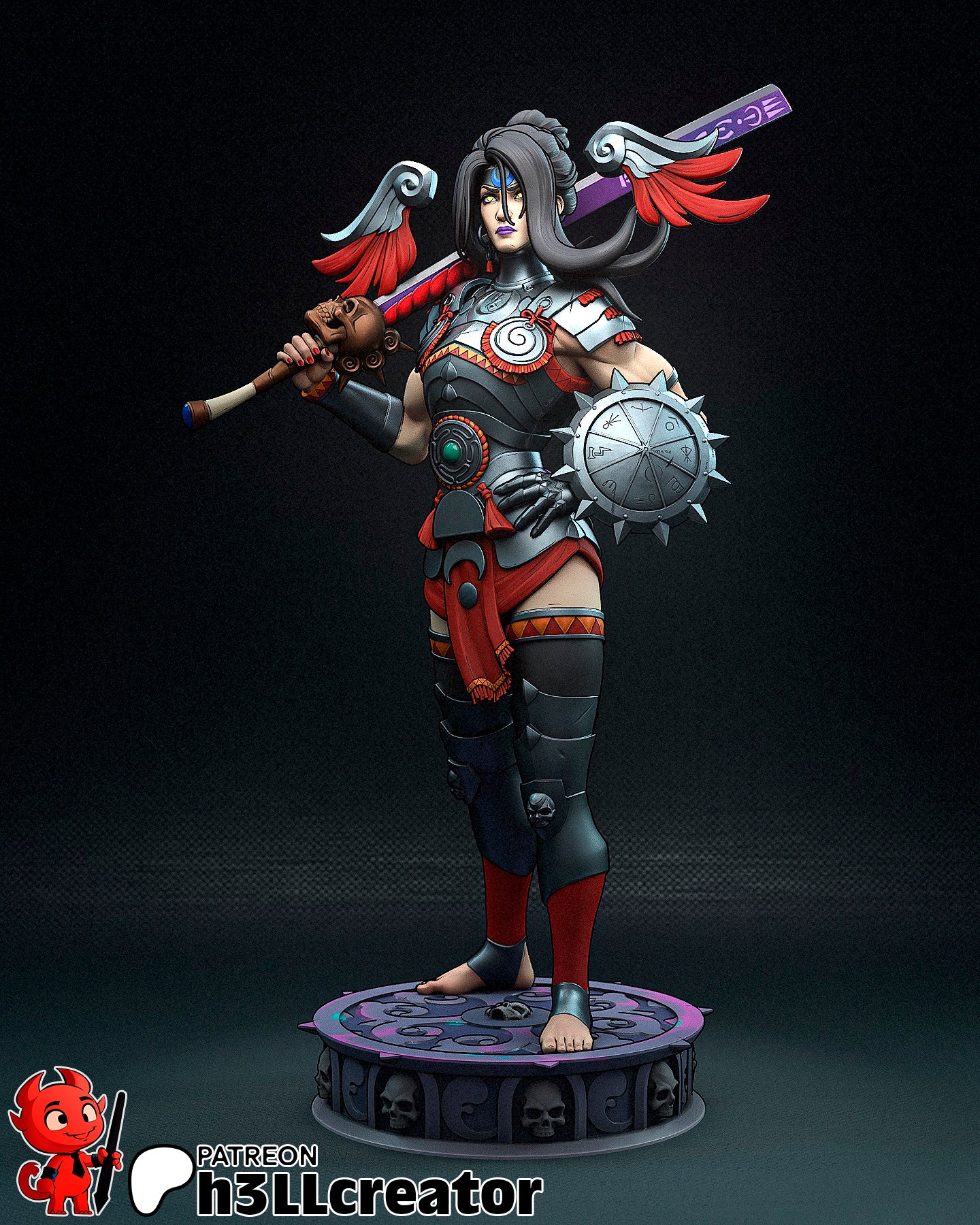 Paintable figurine - Nemesis - Hades 2 – Daëlys Art