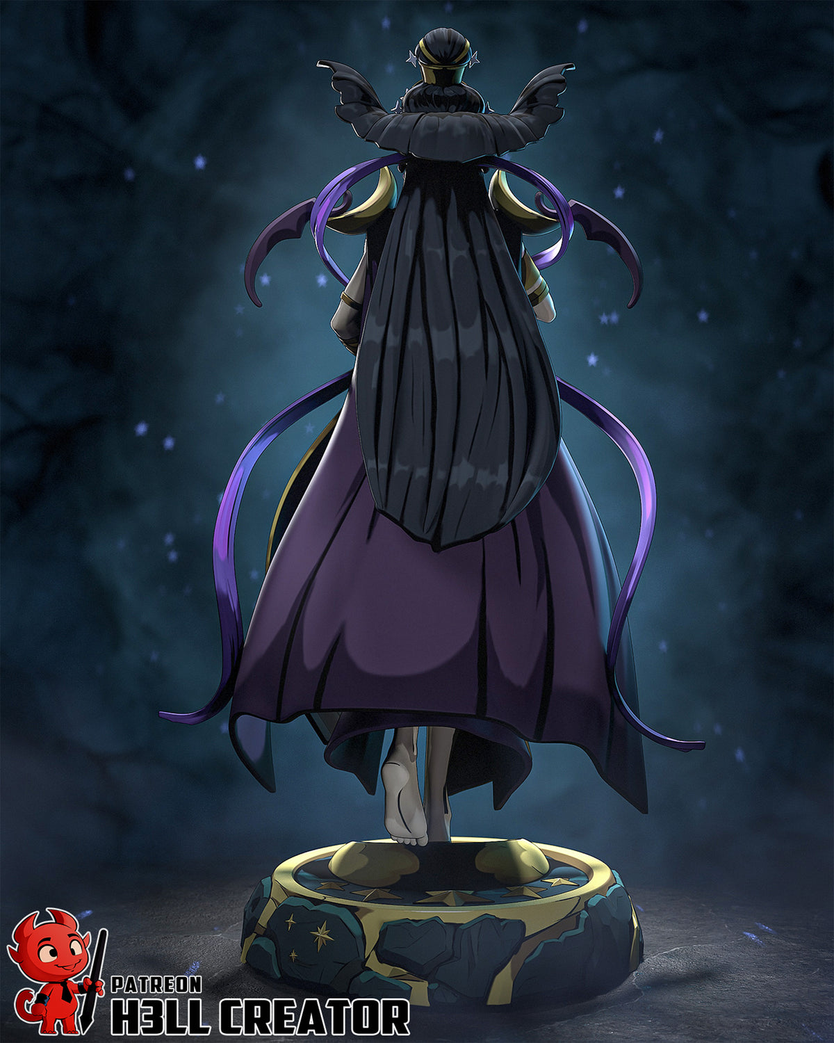 figurine nyx, figurine a peindre, figurine hades
