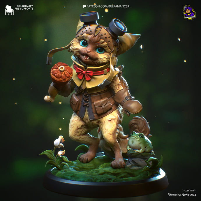 figurine palico, monster hunter, figurine a peindre