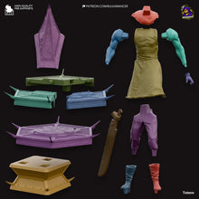 Load image into Gallery viewer, figurine pyramide head, figurine silent hill, figurine a peindre
