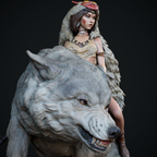 Figurine à peindre - San