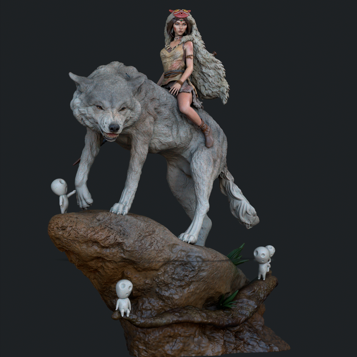 Figurine to paint - San