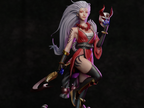 figurine diana LOL, league of legends, figurine blood moon diana, figurine a peindre