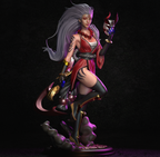 figurine diana LOL, league of legends, figurine blood moon diana, figurine a peindre