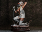 figurine a peindre, figurine elfe guerrière, donjons et dragons, fantasy