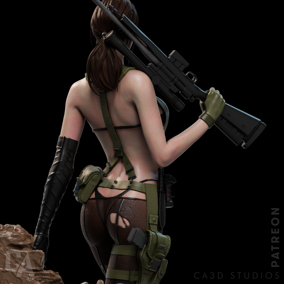 figurine Quiet, figurine metal gear solid, figurine solid snake, figurine metal gear solid phantom pain