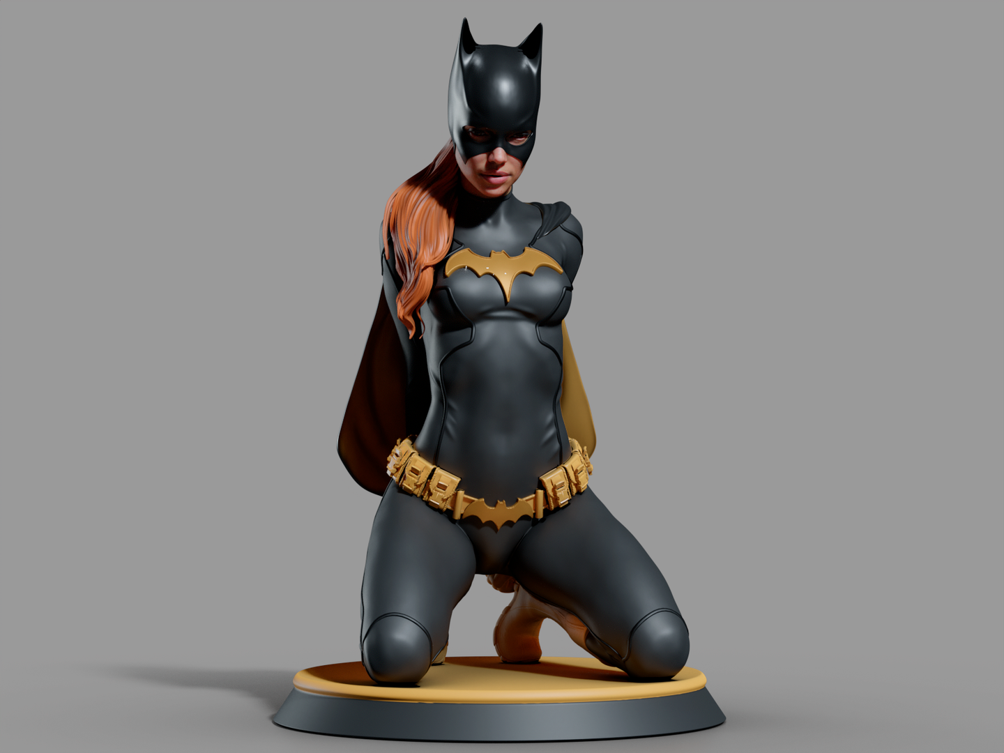 figurine a peindre, figurine batgirl, batgirl, batman