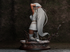 figurine a peindre, figurine elfe guerrière, donjons et dragons, fantasy