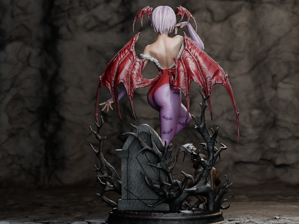 figurine lilith, lilith darkstalkers, figurine a peindre, démone
