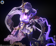 Load image into Gallery viewer, figurine Raiden Shogun Genshin Impact, figurine genshin impact, figurine a peindre
