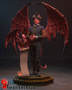 figurine raphael baldur's gate 3, figurine a peindre, figurine baldur's gate 3