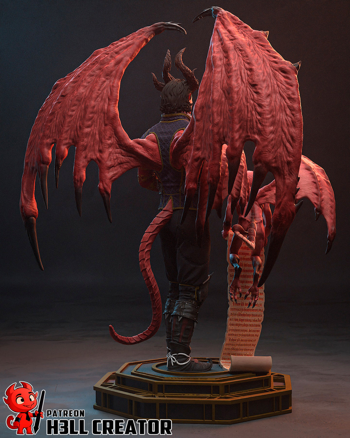 figurine raphael baldur's gate 3, figurine a peindre, figurine baldur's gate 3