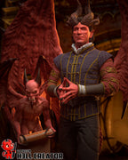 figurine raphael baldur's gate 3, figurine a peindre, figurine baldur's gate 3