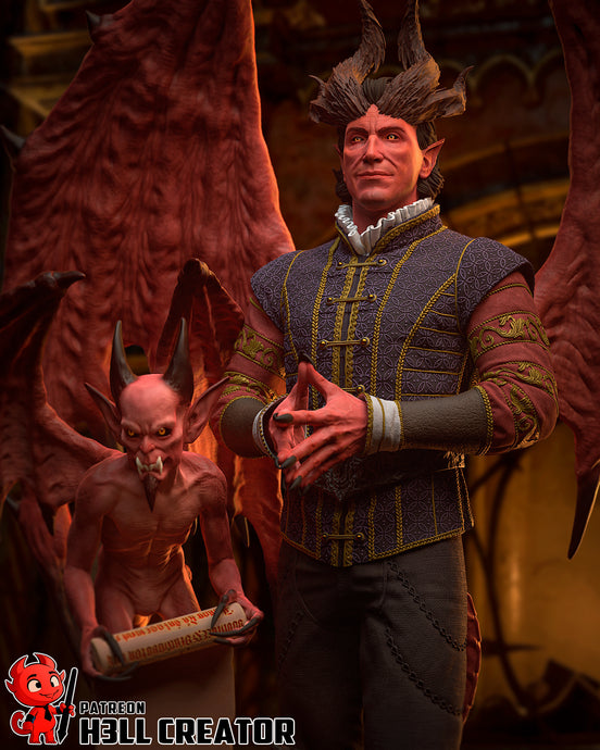 figurine raphael baldur's gate 3, figurine a peindre, figurine baldur's gate 3