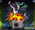 figurine cyberpunk 2077, figurine a peindre, figurine rebecca
