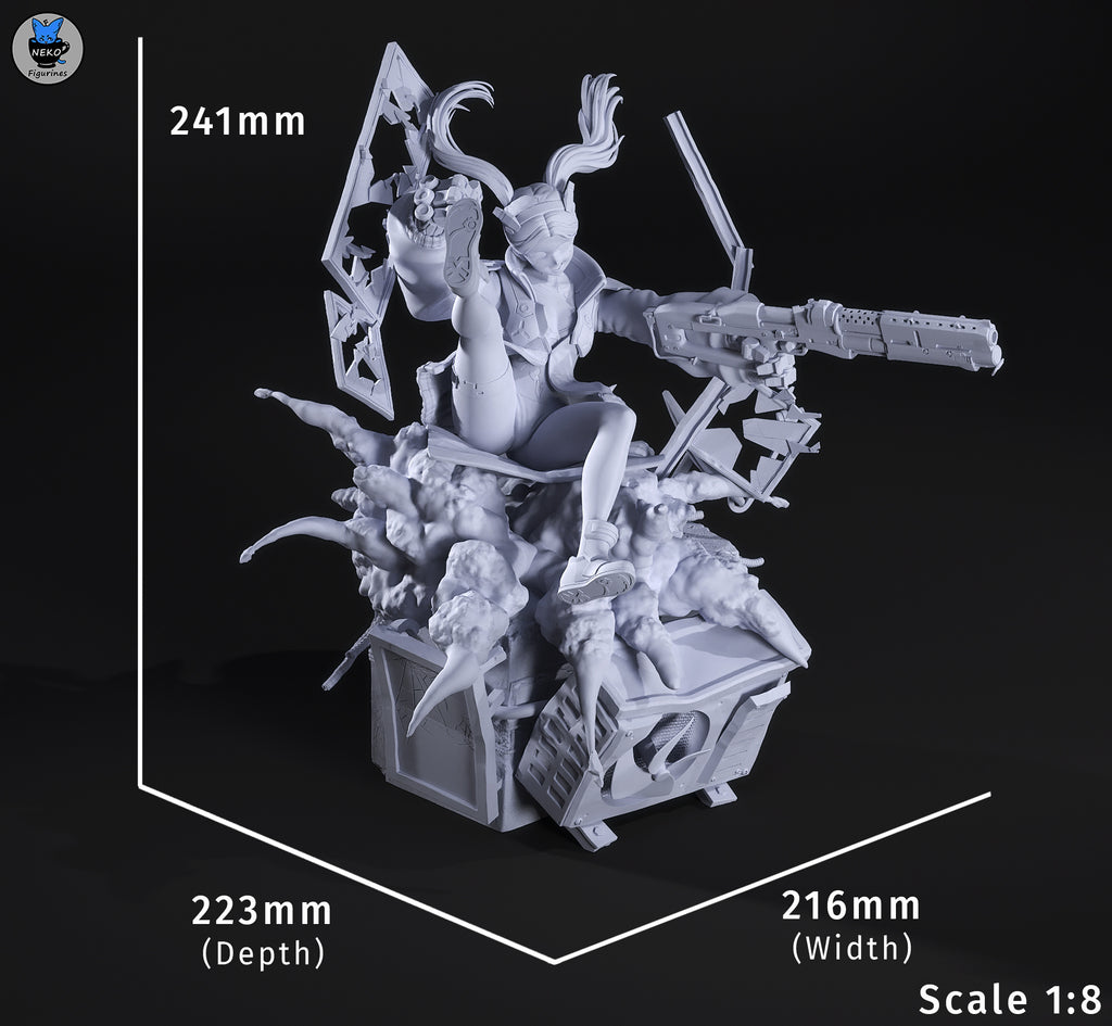 Figurine à peindre - Rebecca - Cyberpunk