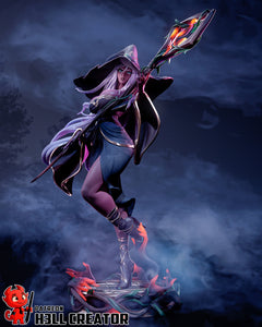 figurine a peindre, figurine sorciere, figurine recluse