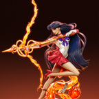 figurine sailor moon, figurine sailor mars, sailro mars, rei hino, figurine rei hino, figurine a peindre