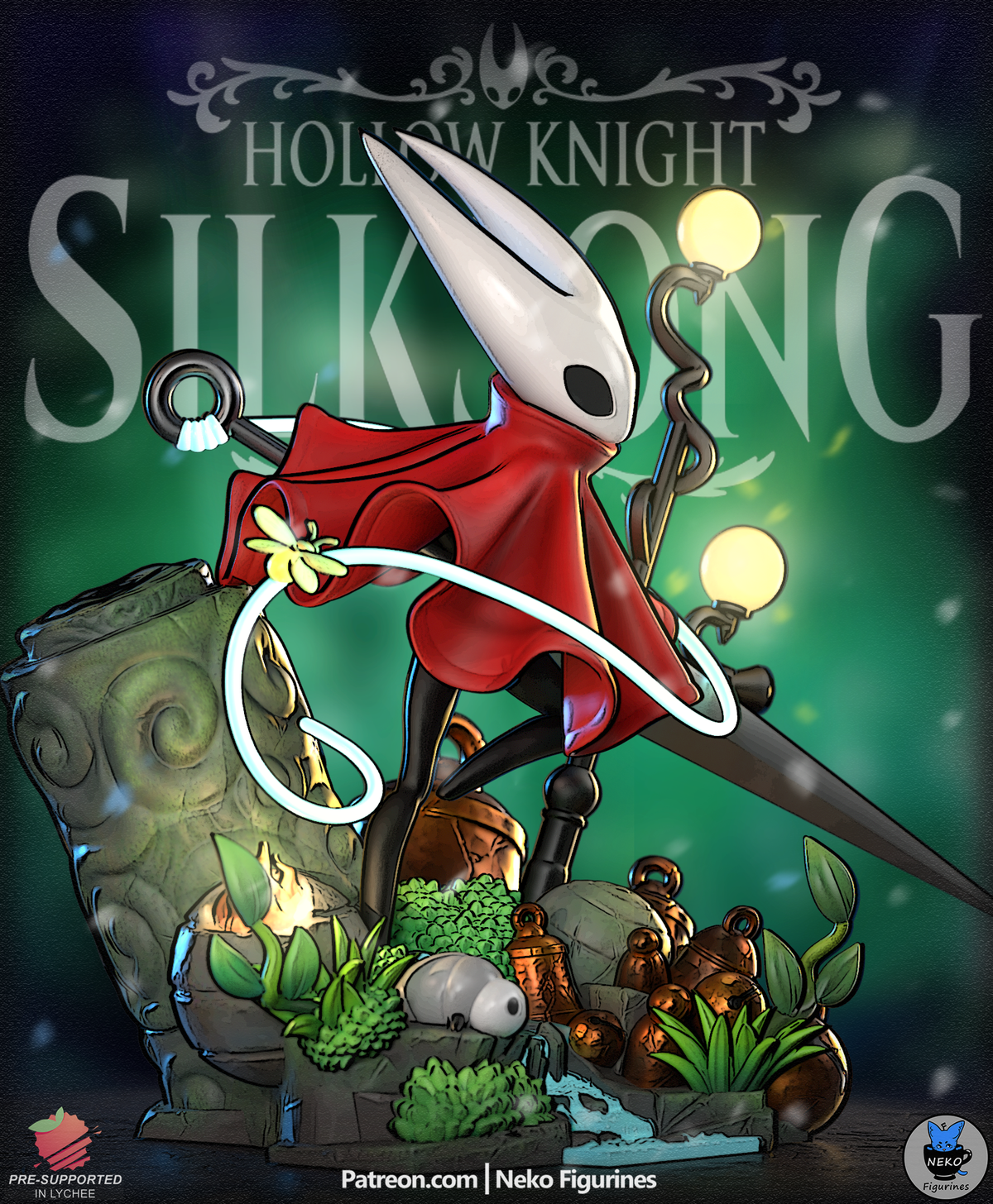 figurine hornet, figurine hollow knight silksong, figurine a peindre