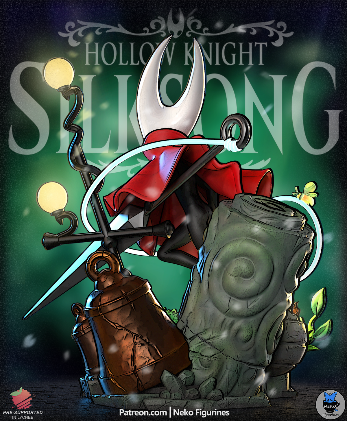figurine hornet, figurine hollow knight silksong, figurine a peindre