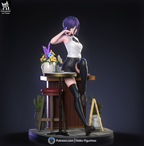 figurine reze chainsaw man, figurine a peindre