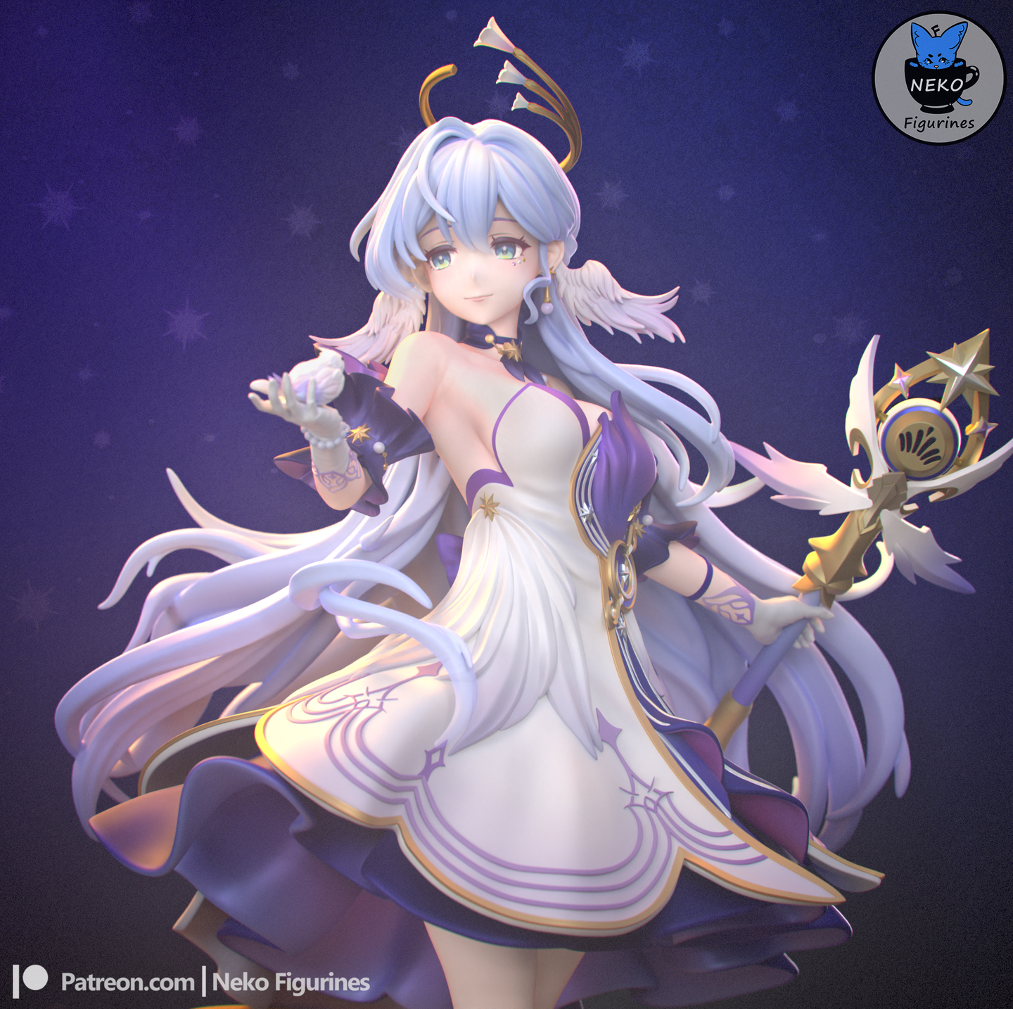 figurine robin honkai star rail, figurine a peindre, robin