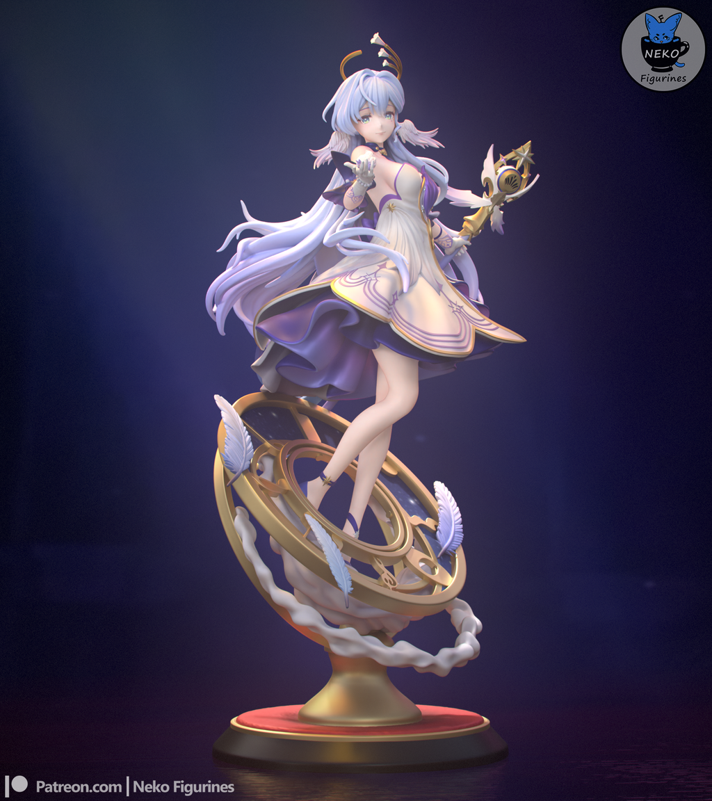 figurine robin honkai star rail, figurine a peindre, robin