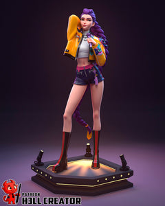 figurine kpop demon hunters, figurine a peindre, figurine derpy kpop demon hunters, figurine Rumi