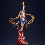 figurine sailor moon, figurine a peindre, manga 