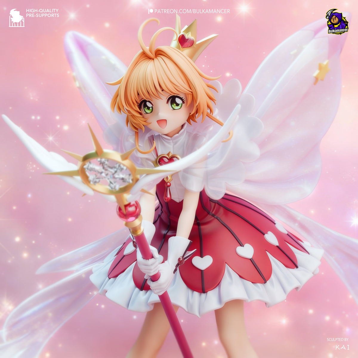 figurine sakura card captor, figurine a peindre, figurine anime