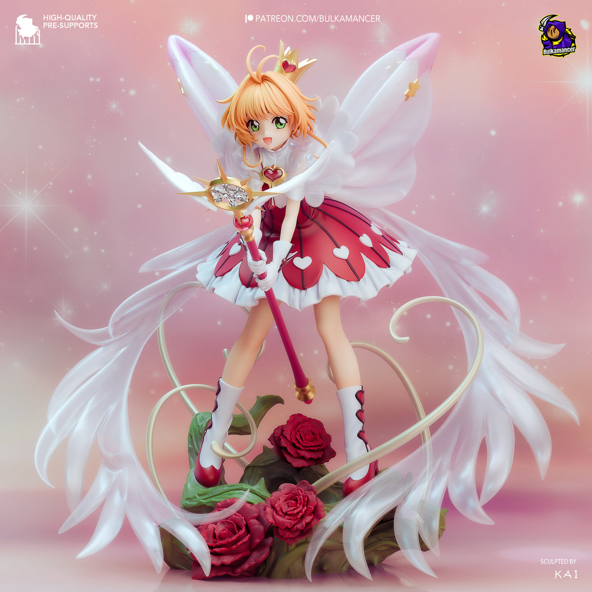 figurine sakura card captor, figurine a peindre, figurine anime