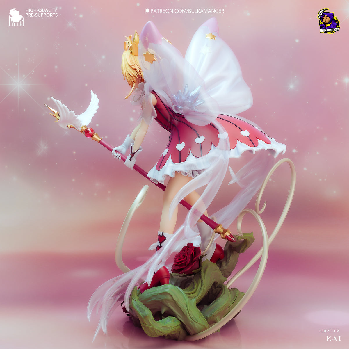 figurine sakura card captor, figurine a peindre, figurine anime