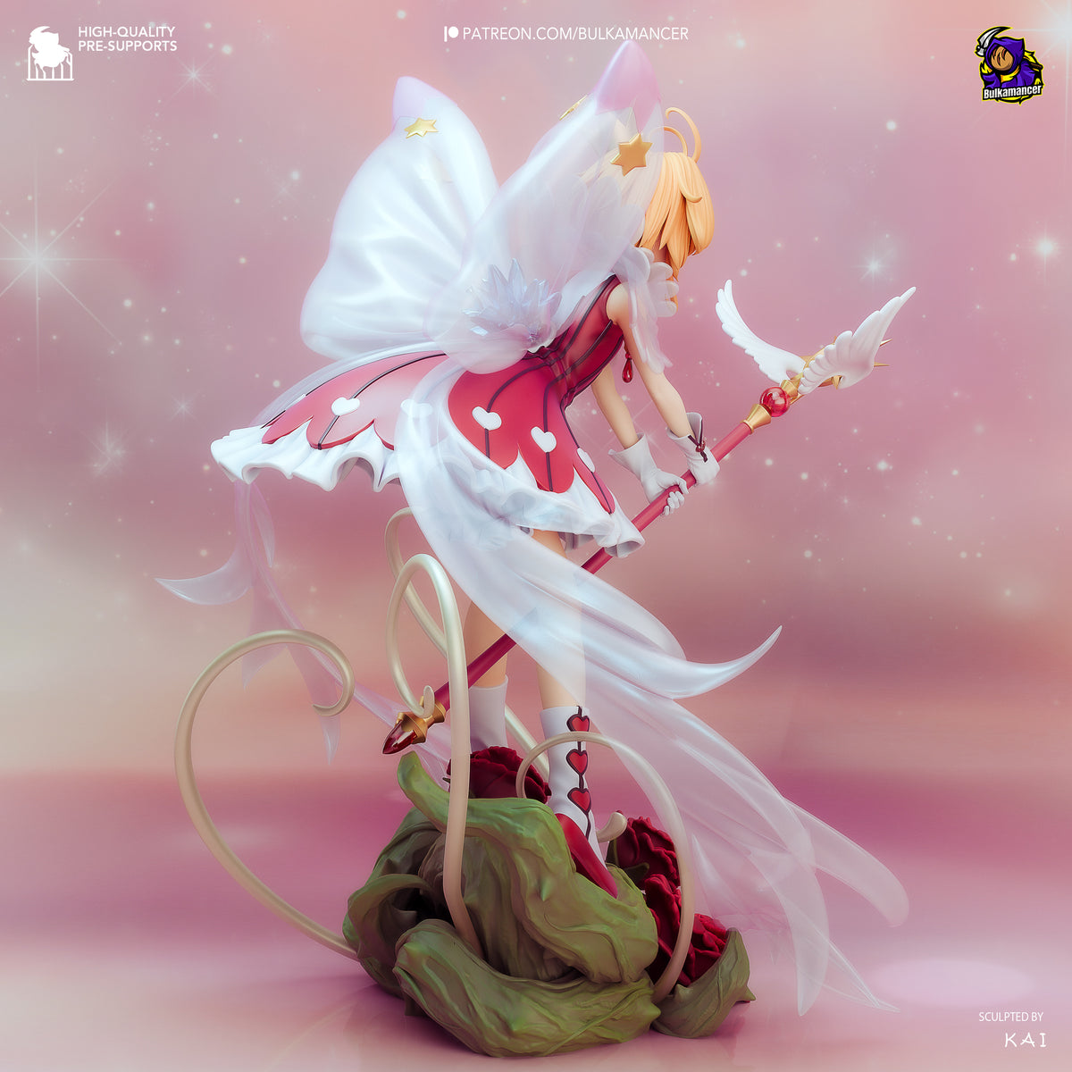 figurine sakura card captor, figurine a peindre, figurine anime