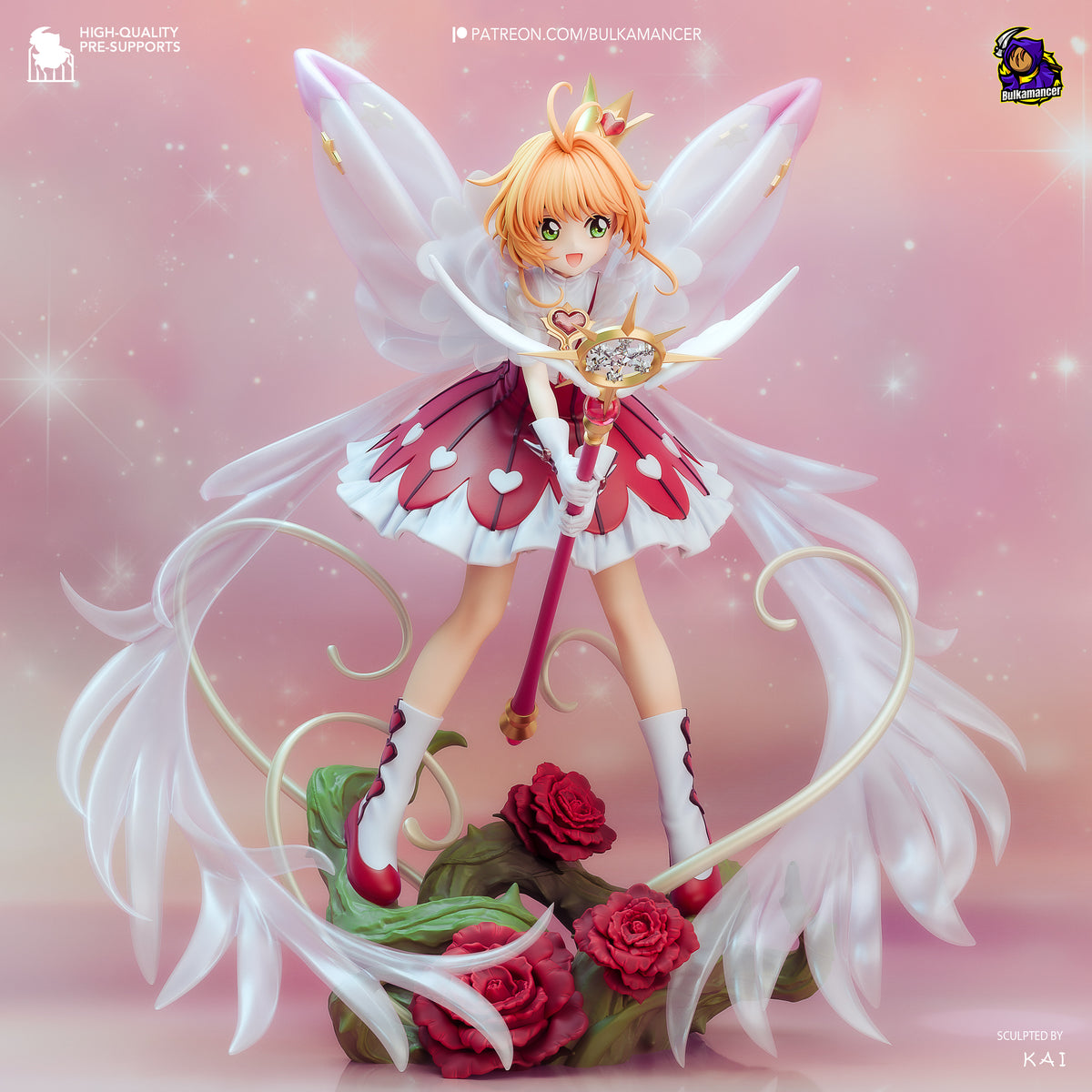 figurine sakura card captor, figurine a peindre, figurine anime