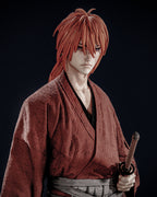 figurine kenshin, figurine samourai, figurine a peindre