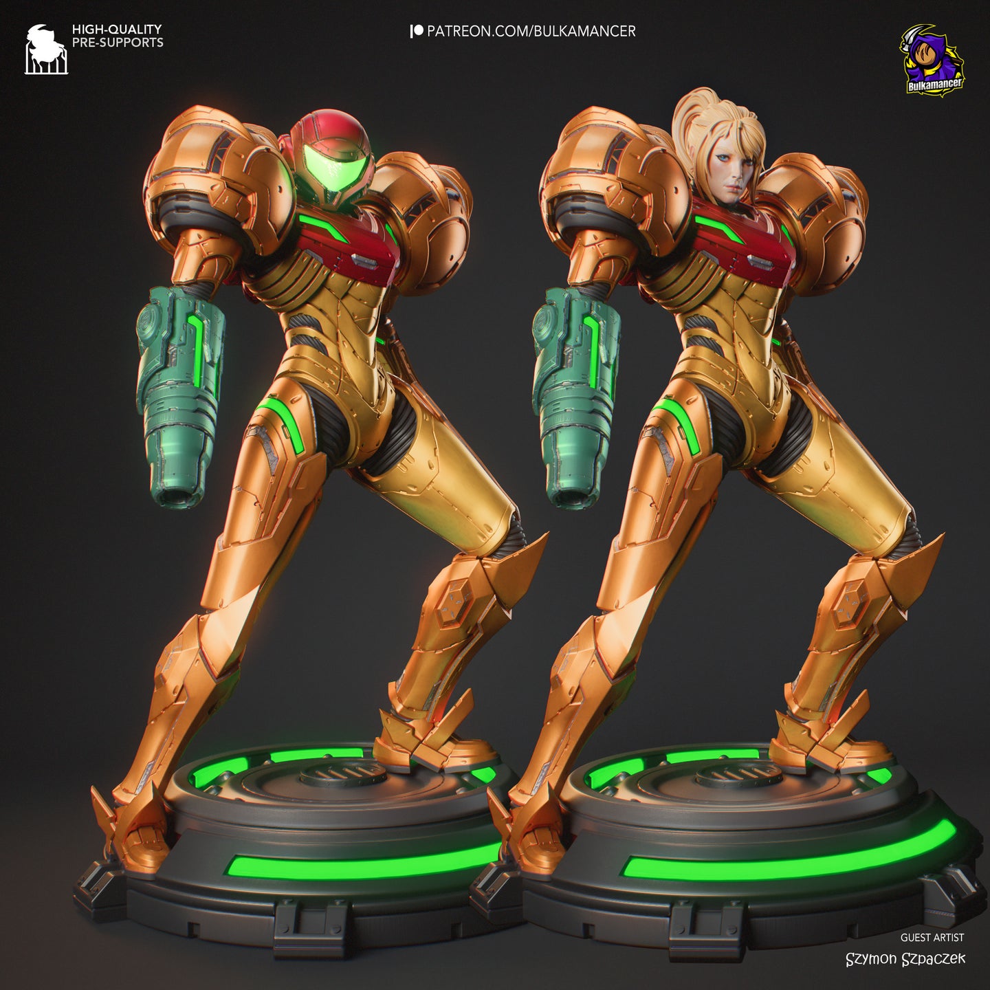 figurine metroid, figurine samus aran, samus aran metroid, figurine a peindre
