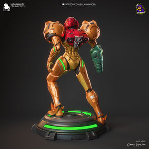 figurine metroid, figurine samus aran, samus aran metroid, figurine a peindre
