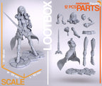 figurine final fantasy, final fantasy, FFIX, Beatrix FFIX, figurine a peindre
