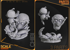 astrobot, figurine astrobot, figurine a peindre