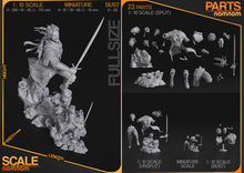 Load image into Gallery viewer, Figurine Esquie, figurine Maelle, Expedition 33, Clair obscur expedition 33, figurine verso, figurine lune, figurine Gustave, figurine Sciel, Monoco, Renoir
