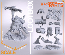 Load image into Gallery viewer, Figurine Chrono Trigger, figurine Robo, figurine a peindre
