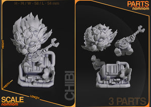 figurine Heimerdinger, figurine arcane, figurine a peindre, jinx