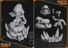 Charger l&#39;image dans la galerie, chibi skeletor, figurine skeletor, figurine a peindre, he-man

