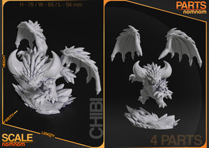 figurine nergigante, figurine monster hunter, figurine a peindre