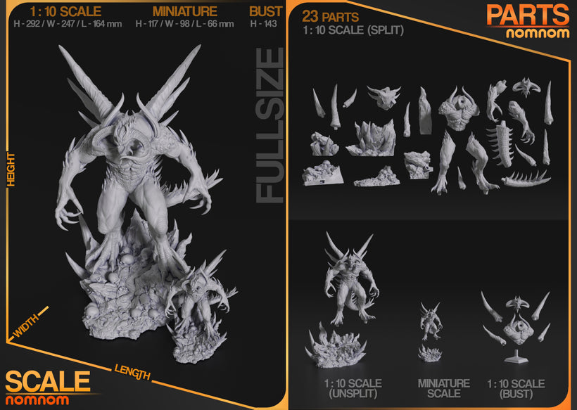 figurine a peindre, figurine diablo